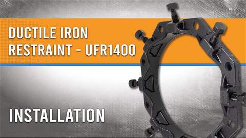 How to Restrain Ductile Iron Pipe with the Ford® UFR1400