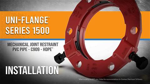 How to Install a Uni-Flange® Series 1500 Mechanical Joint Restraint